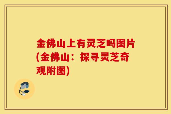 金佛山上有灵芝吗图片(金佛山：探寻灵芝奇观附图)