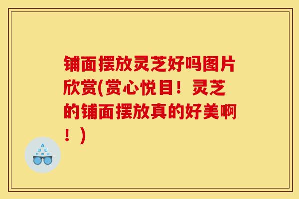 铺面摆放灵芝好吗图片欣赏(赏心悦目！灵芝的铺面摆放真的好美啊！)