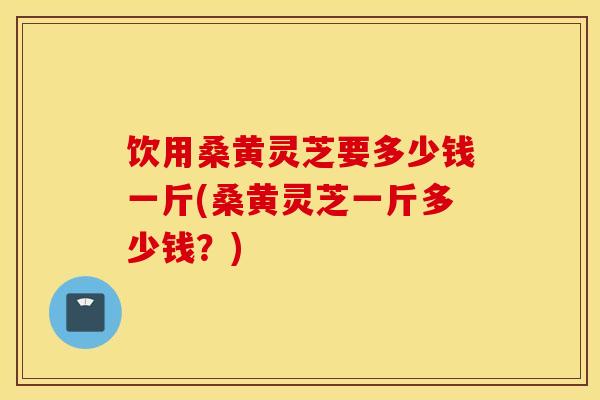 饮用桑黄灵芝要多少钱一斤(桑黄灵芝一斤多少钱？)