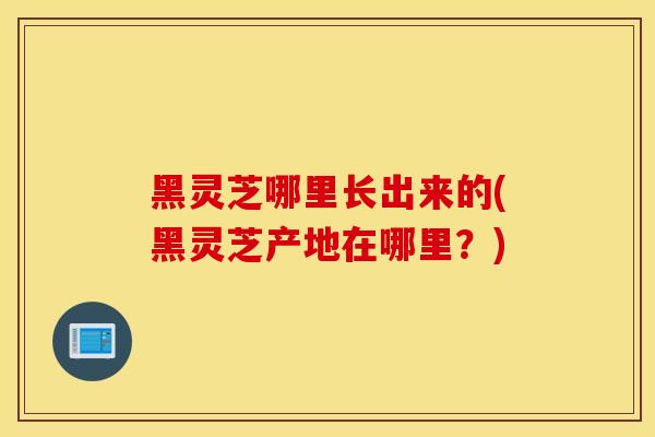 黑灵芝哪里长出来的(黑灵芝产地在哪里？)