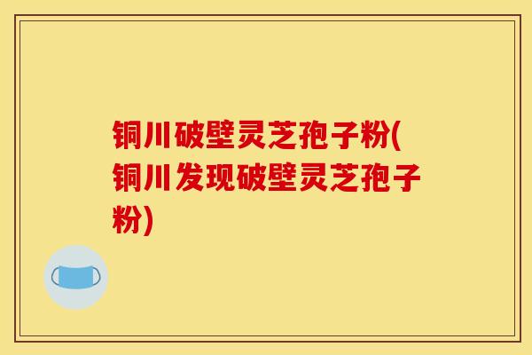 铜川破壁灵芝孢子粉(铜川发现破壁灵芝孢子粉)