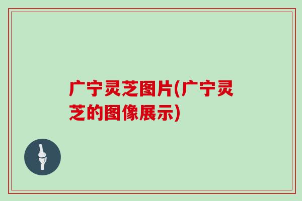 广宁灵芝图片(广宁灵芝的图像展示)